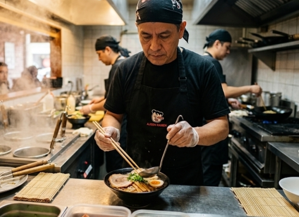 Auxiliar de cocina AJISEN RAMEN