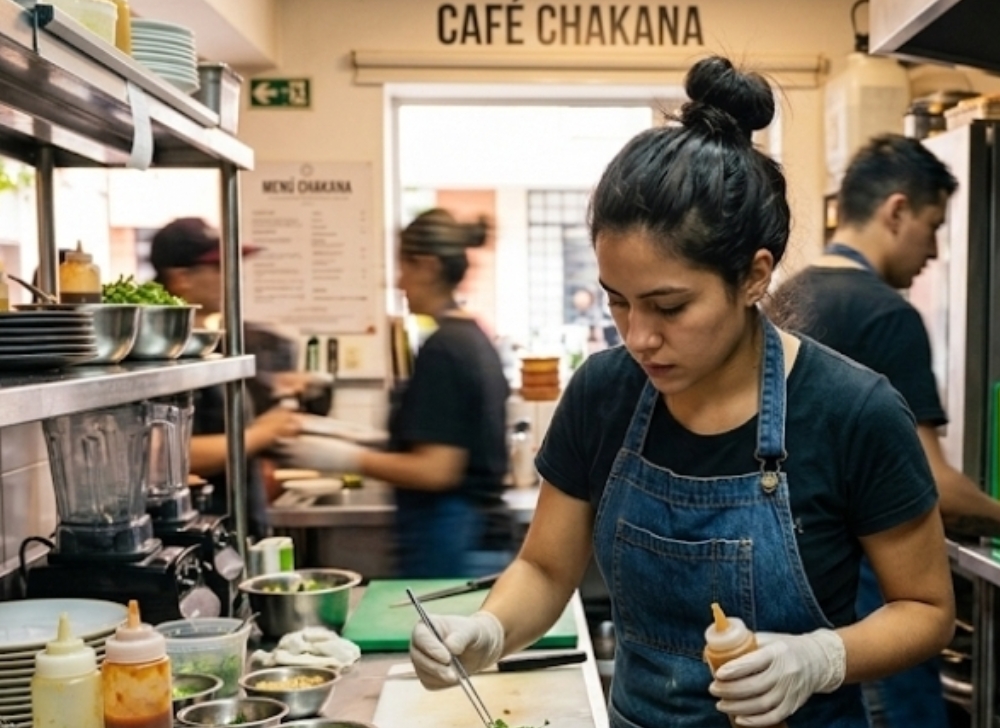 Auxiliar de cocina Restaurante CAFE CHAKANA