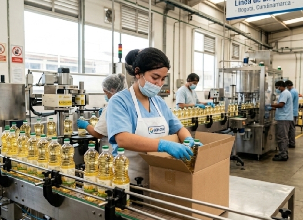 Ayudante de empaque para empresa de alimentos