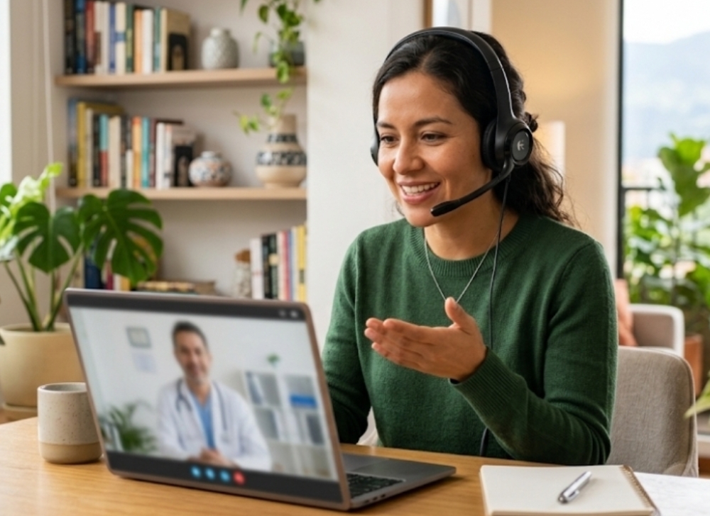 Intérprete Médico por Video Español-Inglés Remoto